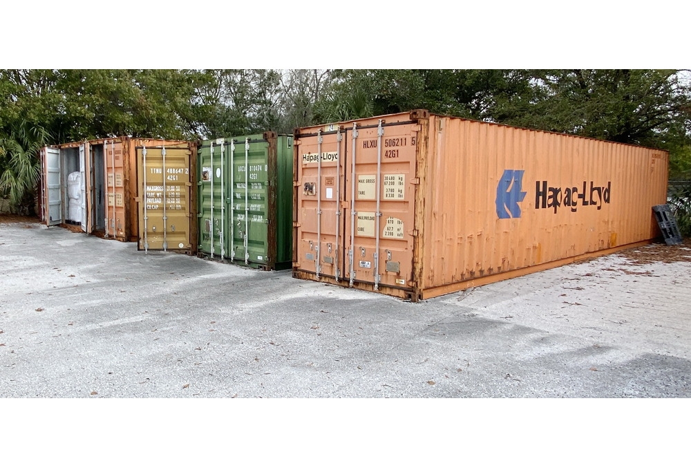 (Sample) 46 assorted steel sea containers (1)